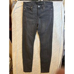 Liverpool Los Angeles Petite Skinny Jeans Gray Denim Size 4 27